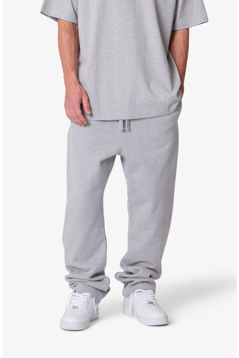 Relaxed Heavy Basic Sweatpants, Alternate, color, MARLED GREY
