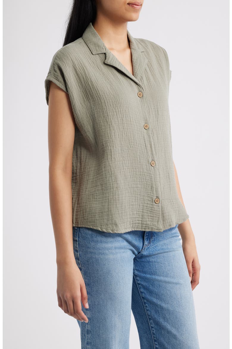 Lexi Gauze Top, Alternate, color, NEW LAUREL
