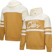 Mitchell & Ness Men's Mitchell & Ness Tan/Cream Chicago Cubs Head Coach Pullover Hoodie