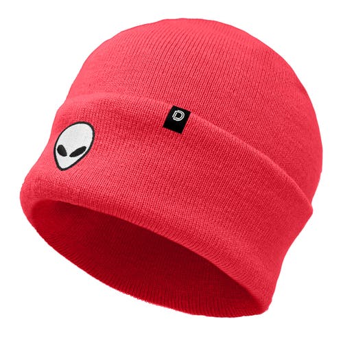Dalix Alien Beanie In Neon Pink