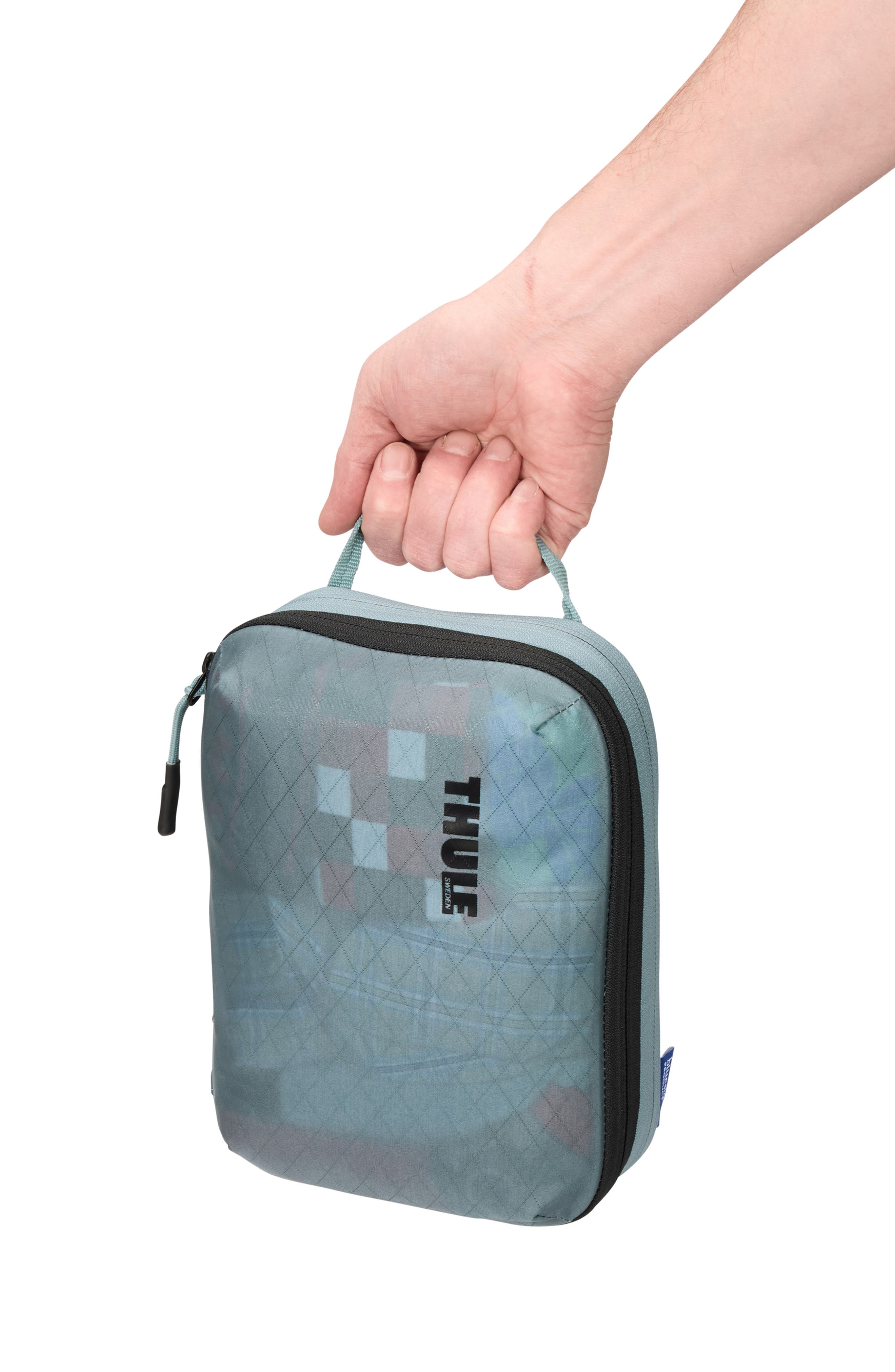 Thule Small Compression Nylon Ripstop Packing Cube, Alternate, color, Pond Gray