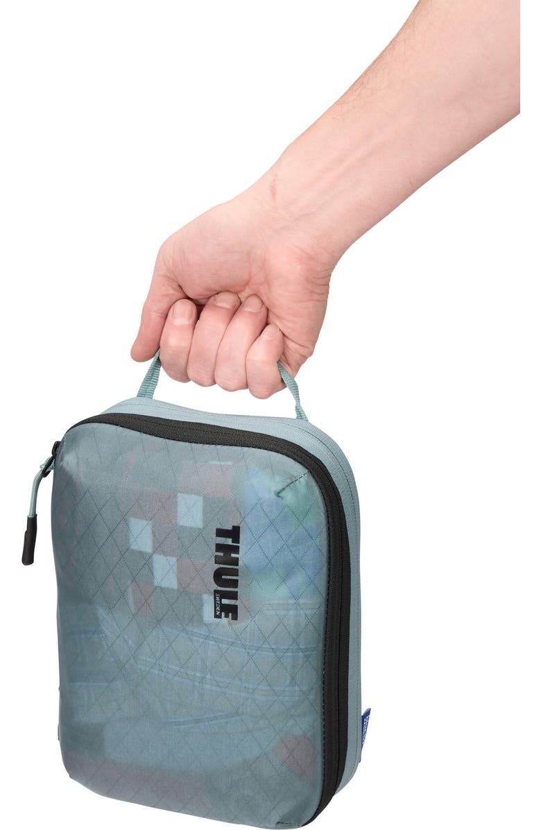 Thule Small Compression Nylon Ripstop Packing Cube, Alternate, color, Pond Gray