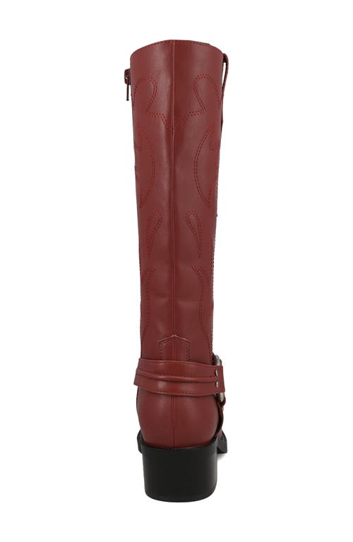 Mia Diego Harness Boot In Red