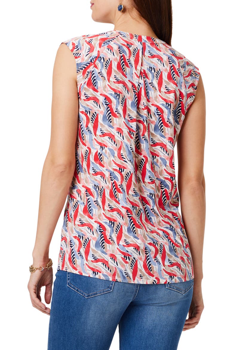 Coral Waves Tank Top, Alternate, color, NEUTRAL MULTI