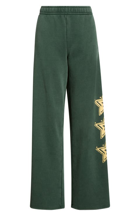 Star Graphic Baggy Sweatpants