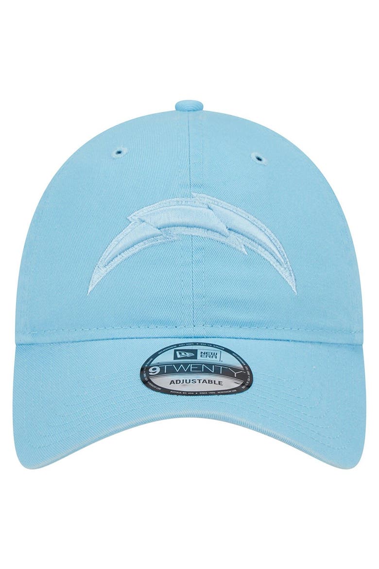 Men's New Era  Light Blue Los Angeles Chargers Core Classic 2.0 Brights 9TWENTY Adjustable Hat, Alternate, color, Light Blue