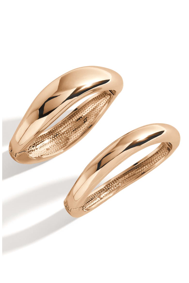 Priya Set of 2 Hinge Bangles, Main, color, GOLD