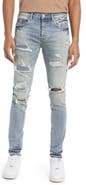 PURPLE BRAND Ripped Skinny Jeans
