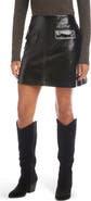 FIFTEEN TWENTY Britney Faux Leather Miniskirt