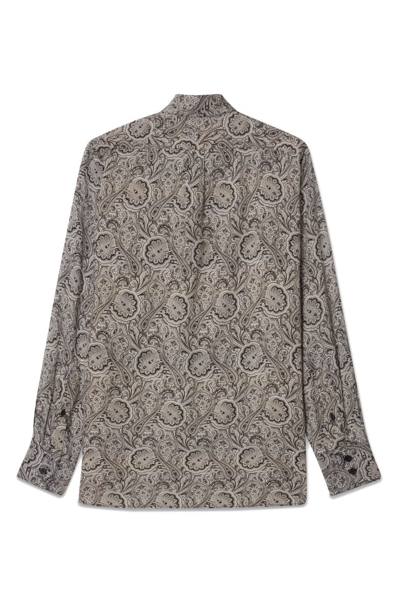 BLK DNM Paisley Print Button-Up Shirt, Alternate, color,