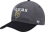 '47 Men's '47 Charcoal/Black Vegas Golden Knights Super Hitch Adjustable Snapback Hat