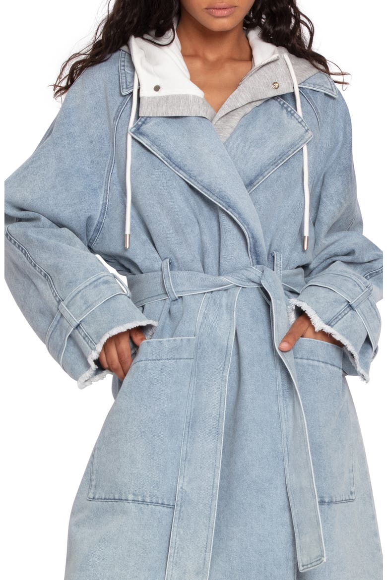 Fresh Boyfriend Denim Jacket, Alternate, color, STONEWASH