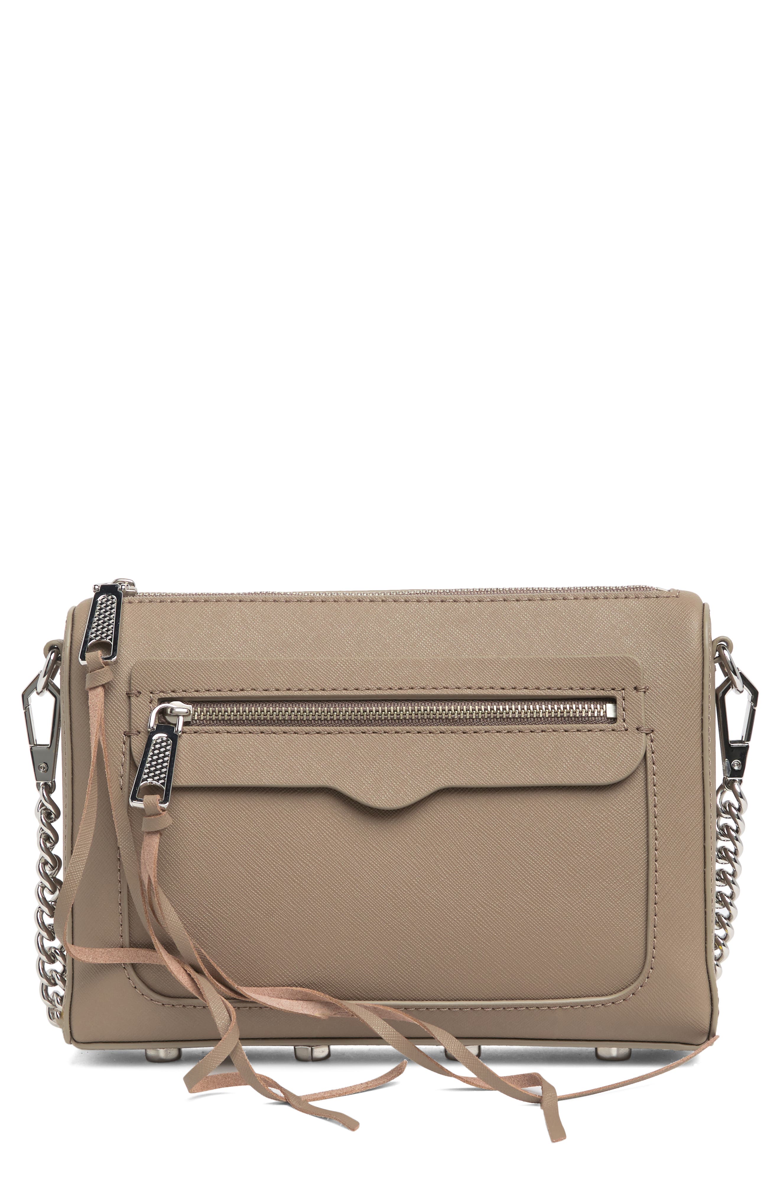 Rebecca Minkoff Avery Leather Crossbody Bag, Main, color, 