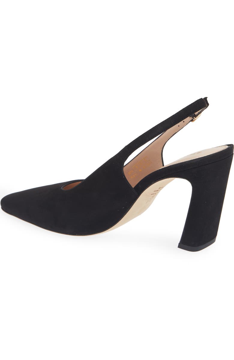 Stuart Weitzman Stassi Slingback Pump, Alternate, color, Black