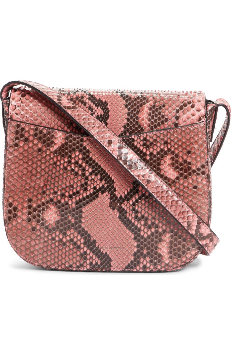 CALVIN KLEIN 205 W395NYC Genuine Python Shoulder Bag, Alternate, color,