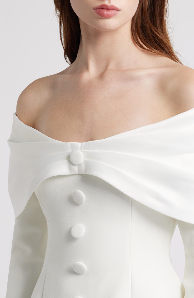 Odd Muse The Ultimate Muse Bow Minidress, Alternate, color, White