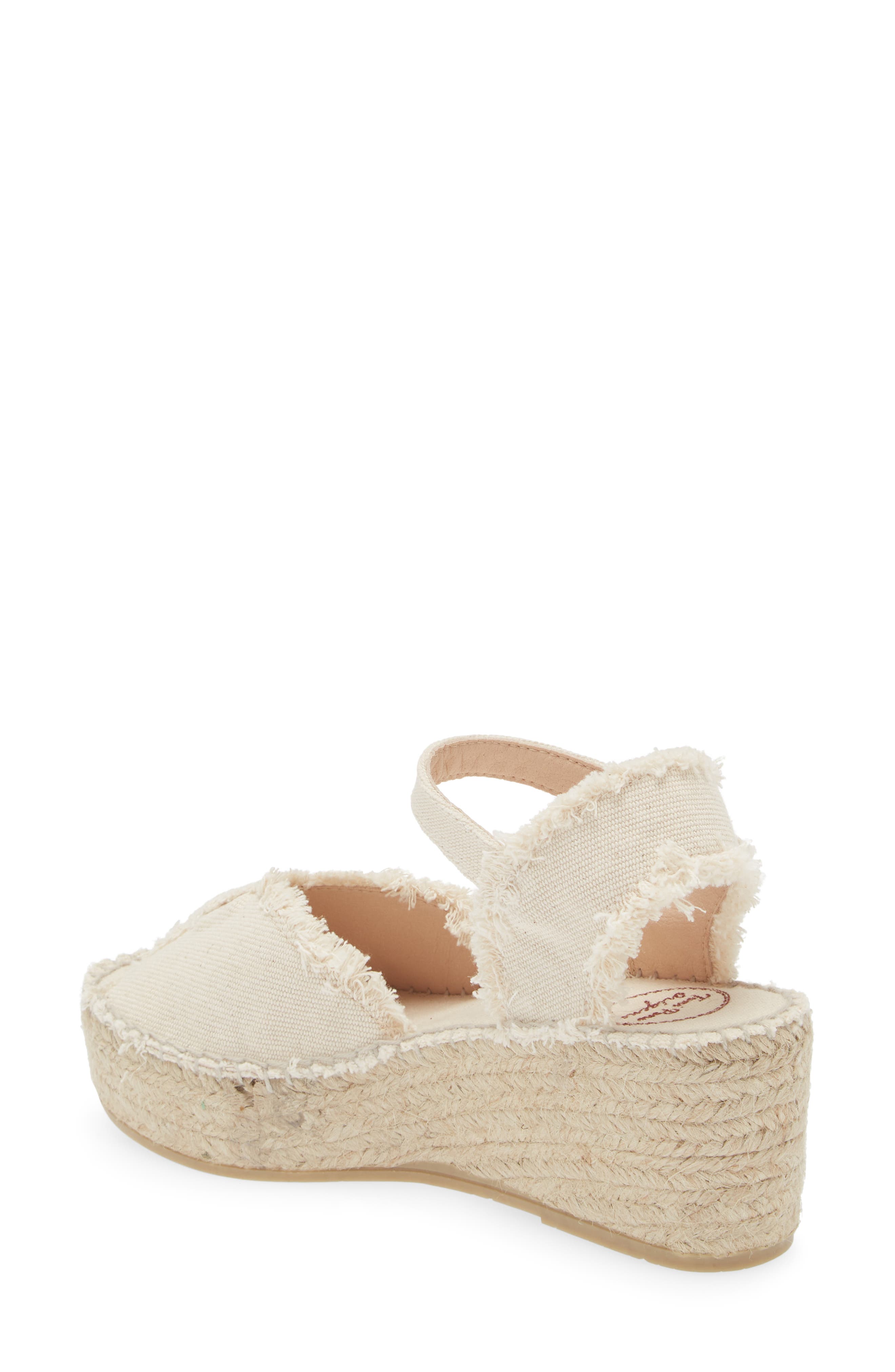 Toni Pons Isaura Platform Wedge Sandal, Alternate, color, Ecru