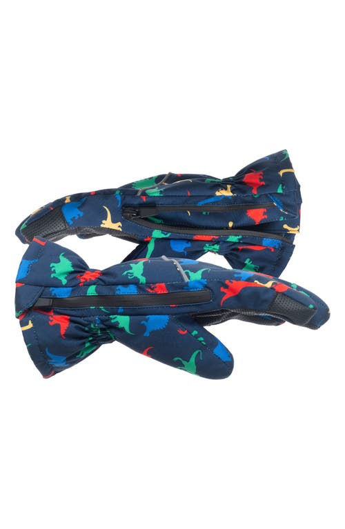 Andy & Evan Kids' Zip Gloves In Blue