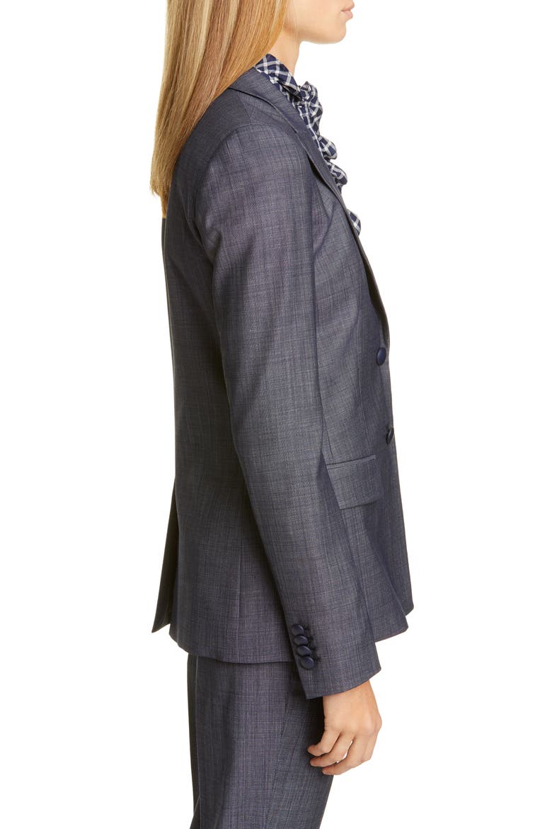 Harlow Wool Blend Blazer, Alternate, color, ROYAL BLUE MULTI