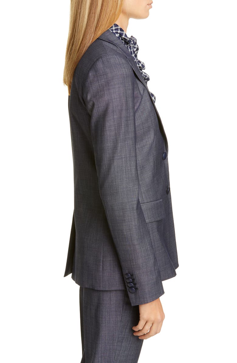 Lafayette 148 New York Harlow Wool Blend Blazer, Alternate, color, 