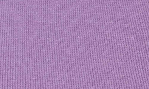 Go Couture Long Sleeve Pullover Sweater In Purple
