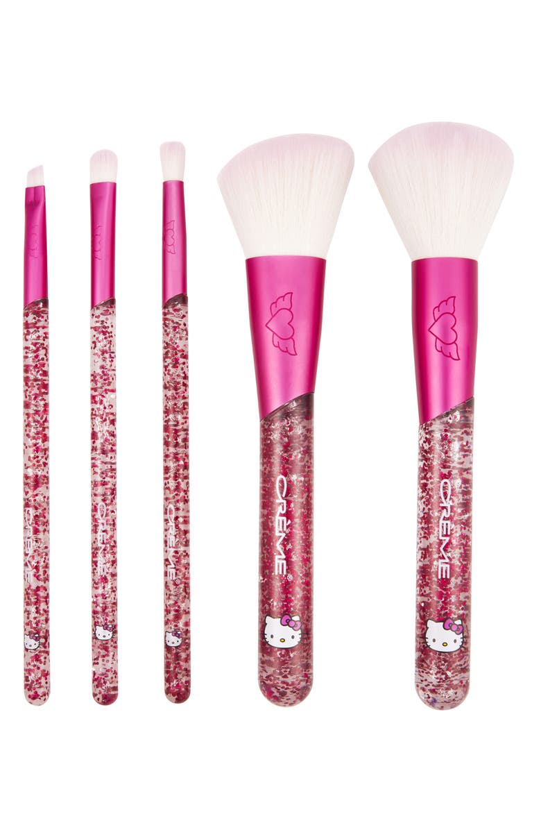 THE CREME SHOP x Hello Kitty Luv Wave Makeup Brush Set, Main, color,