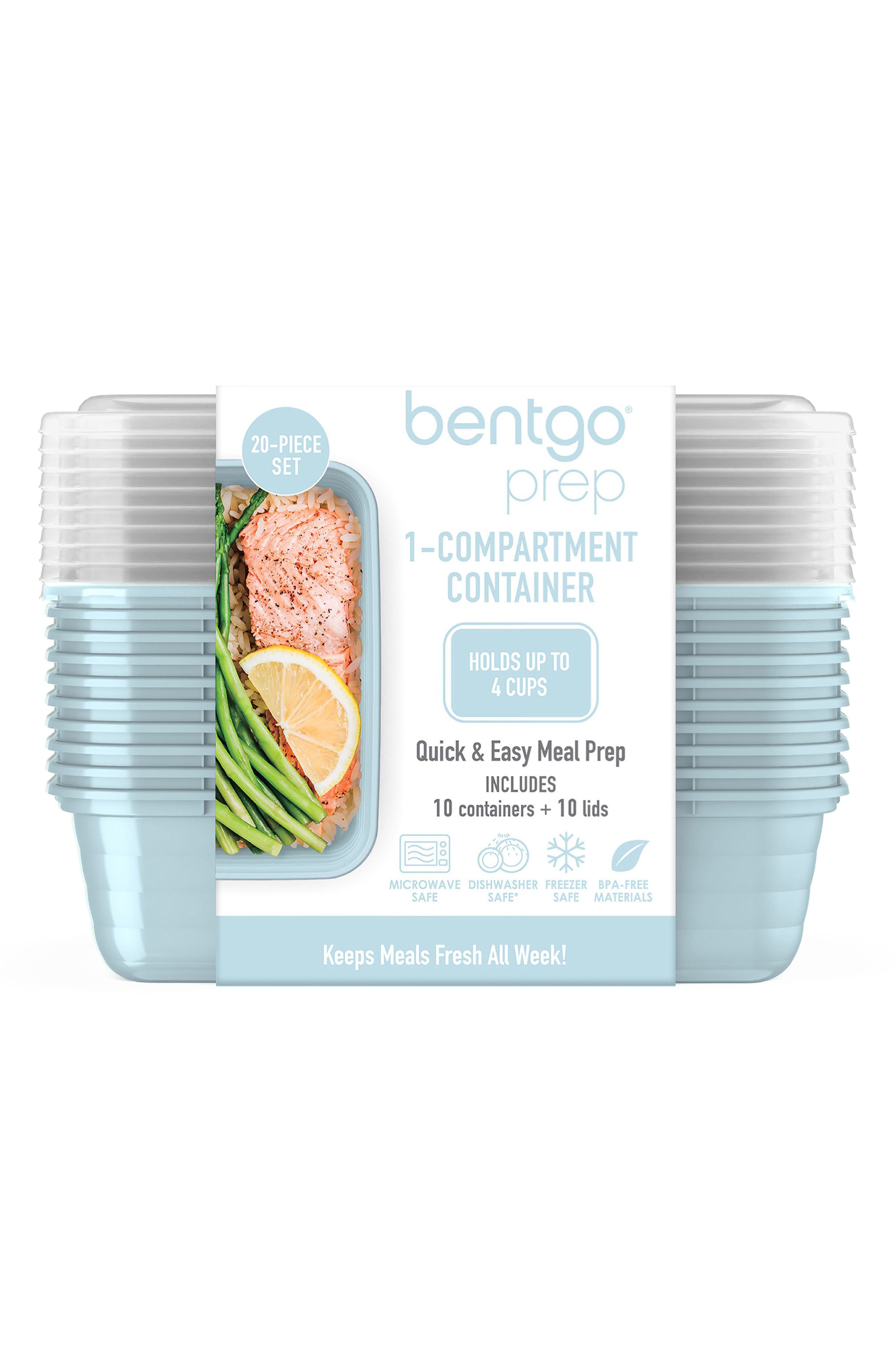 BENTGO Prep 1-Compartment Meal Prep Containers - Sky in Sky Blue at Nordstrom Rack