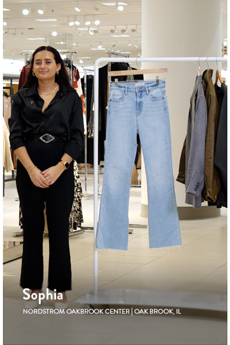 Raw Hem Bootcut Jeans video