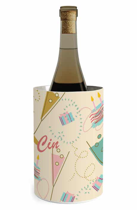 Deny Designs Cin Party Stainless Steel Wine Chiller