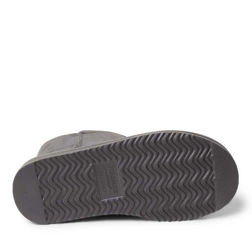 Dearfoams Fireside By Rosebery Genuine Shearling Boot In Gray
