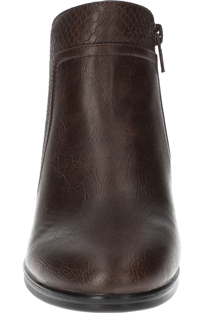 EASY STREET Langley Bootie, Alternate, color, Brown-Snake