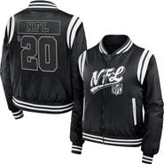 WEAR by Erin Andrews Women's WEAR by Erin Andrews Black Shield Merchandise Bomber Full-Zip Jacket