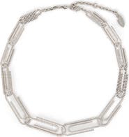 OFF WHITE Women's Paperclip Chain Strass Neckla