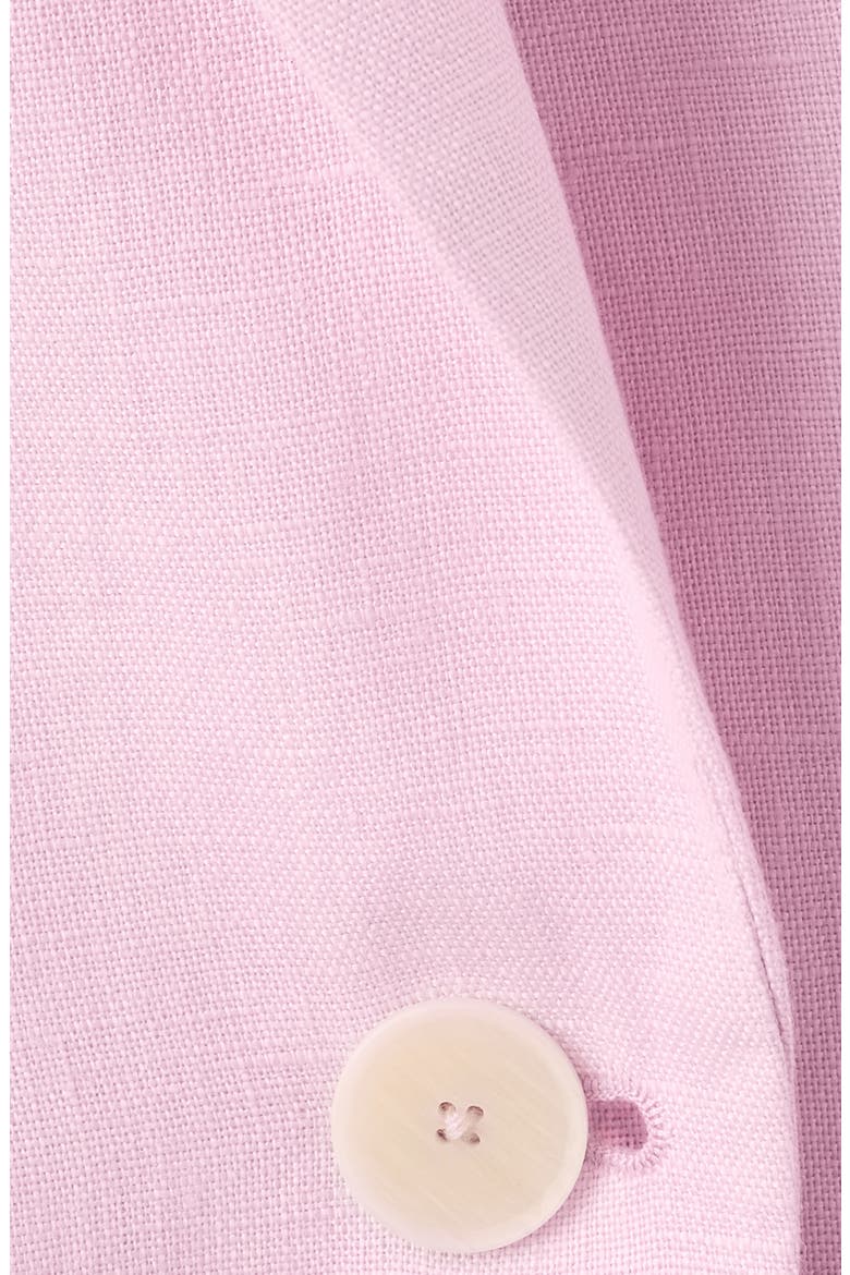 Linen Suit Blazer, Alternate, color, PINK