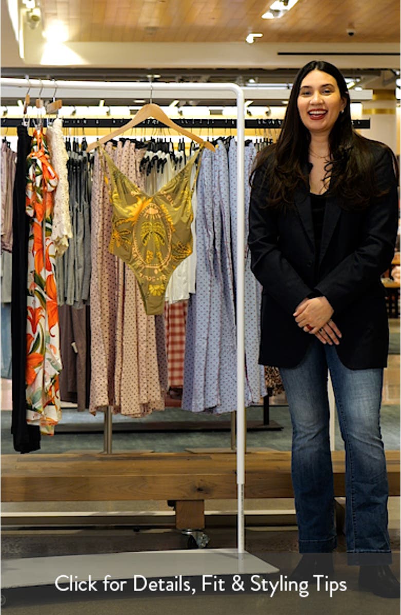 Vaca Soleil Low Back One-Piece Swimsuit, sales video thumbnail