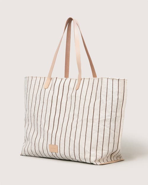 Graf & Lantz Graf Lantz Hana Canvas Boat Bag In White