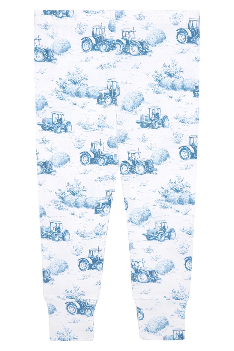 Kids' Print Fitted Two-Piece Pajamas, Alternate, color, HUDSON