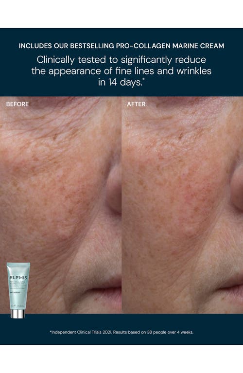 Elemis Away For The Holidays Travel Skin Care Favorites Set $188 Value In Transparent