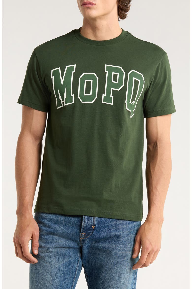 University Logo Graphic T-Shirt, Main, color, FOREST