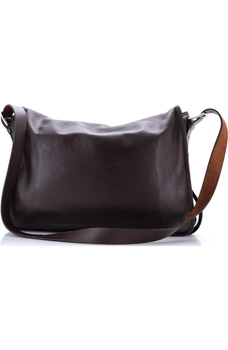 Pre-Owned Hermes Barda Messenger Bag Veau Sikkim 45, Alternate, color, Ebene