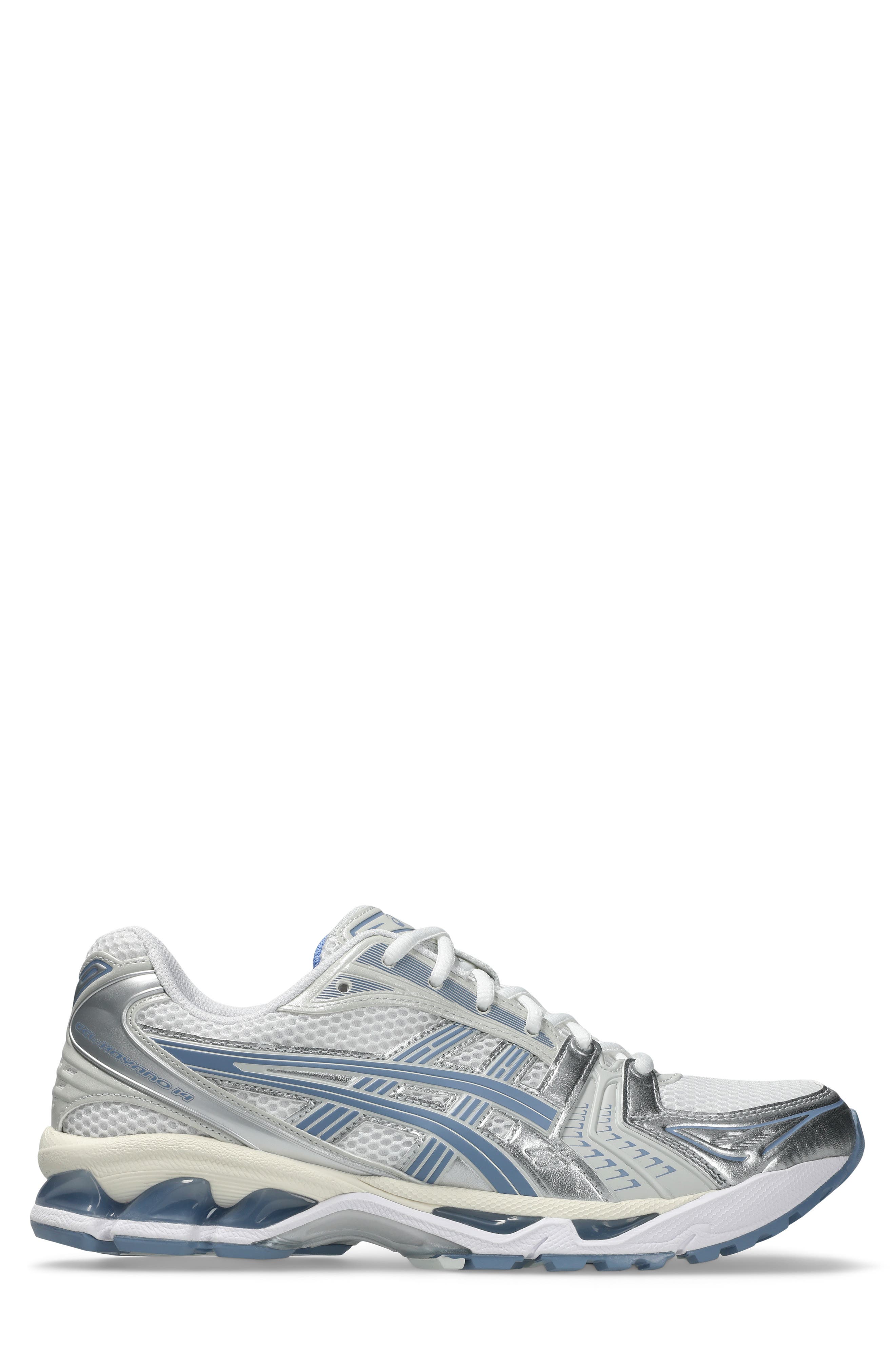 ASICS<sup>®</sup> Gender Inclusive GEL-KAYANO<sup>®</sup> 14 Sneaker, Alternate, color, White/ Light Navy