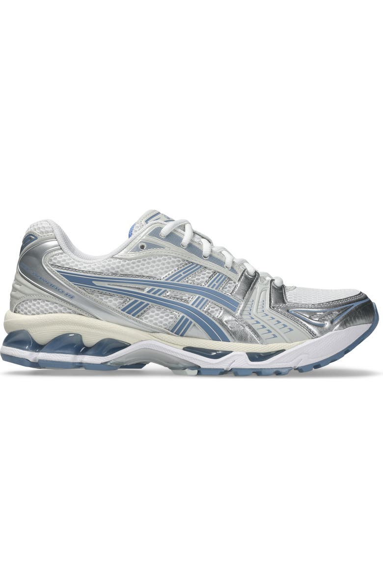 ASICS<sup>®</sup> Gender Inclusive GEL-KAYANO<sup>®</sup> 14 Sneaker, Alternate, color, White/ Light Navy