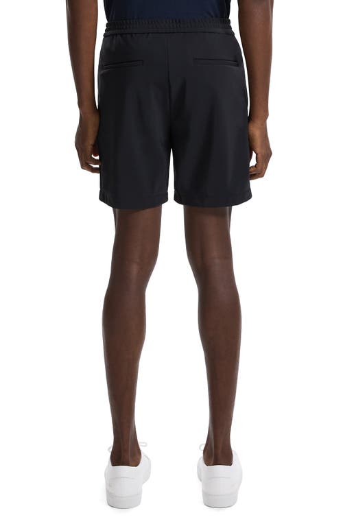 Theory Men's Curtis Flat Front Shorts In Black