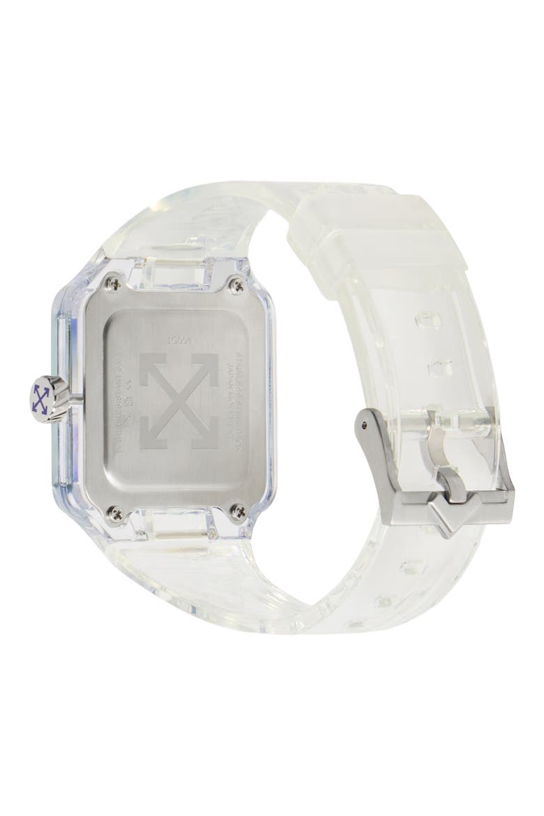 PROTO 01 Quartz Watch, 38mm x 45mm, Alternate, color, TRANSPARENT SYNTHETIC