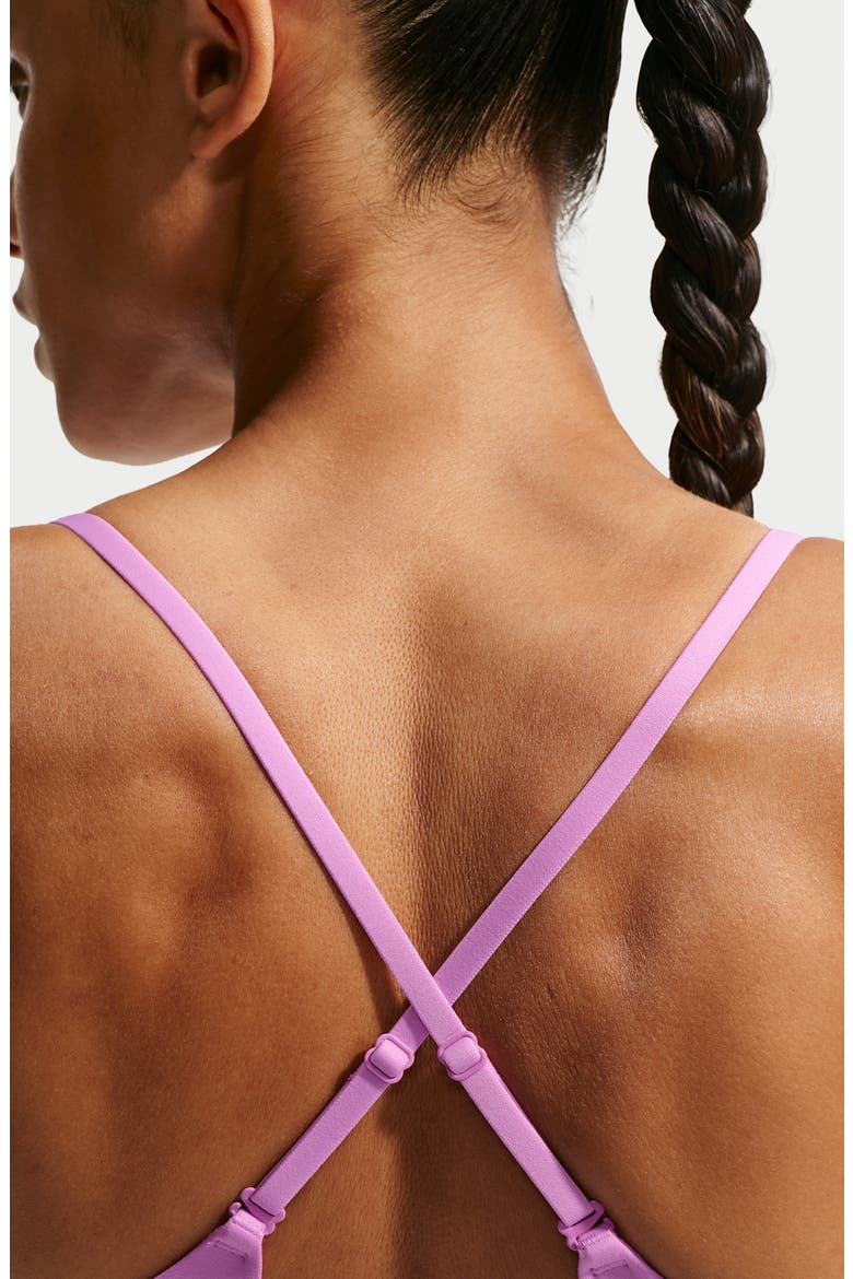 One Dri-FIT Camisole, Alternate, color, LIGHT MAGENTA/ WHITE