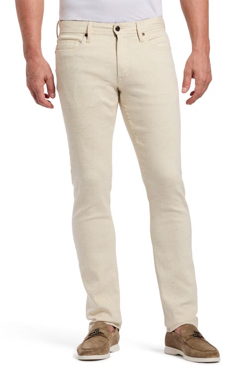 Robert Graham Conrad Straight Fit Jeans In Natural Beige