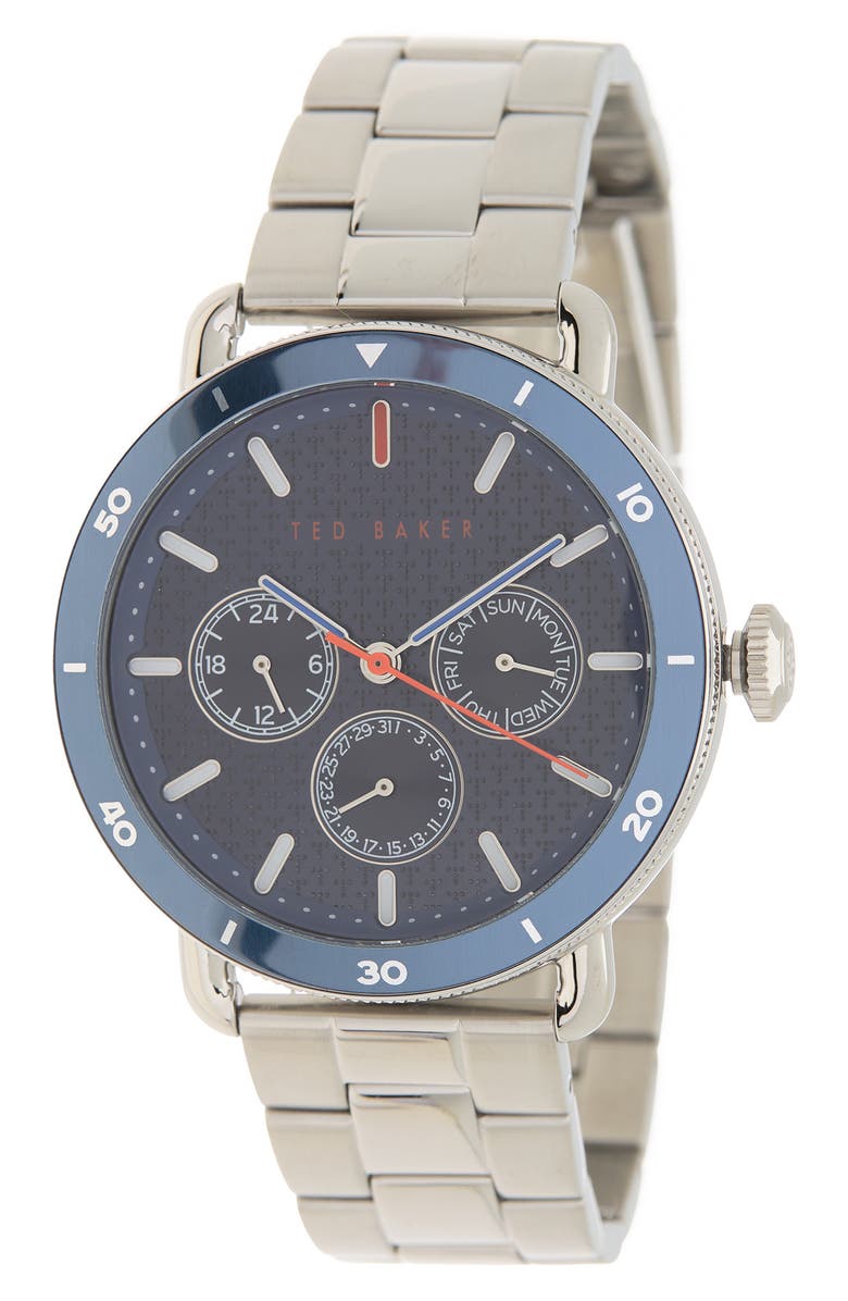 Ted Baker London Margarit Multifunction Bracelet Watch, 46mm, Main, color,