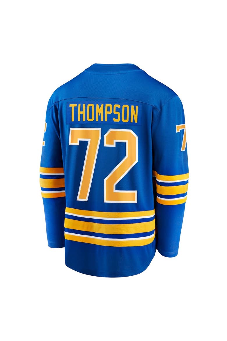 Men's Fanatics Tage Thompson Royal Buffalo Sabres Home Breakaway Player Jersey, Alternate, color, Royal