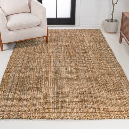 Jonathan Y Biot Traditional Rustic Handwoven Jute Solid Area Rug In Natural
