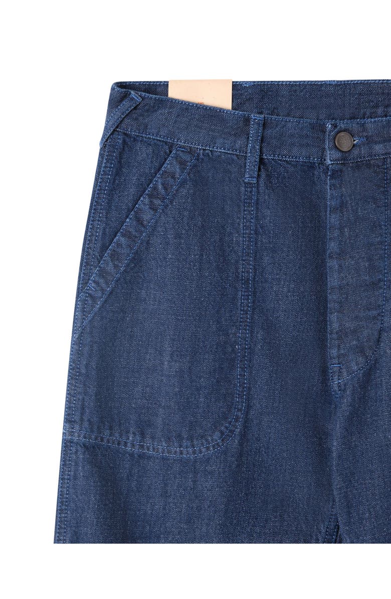 Fortela Jerom Indigo Rinse Denim Pants, Alternate, color, Blue